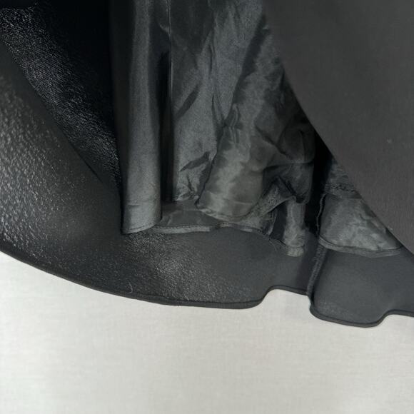 Vintage Jones New York Womens Dress 12 Black Beaded Midi Babydoll Whimsigoth - Picture 4 of 12